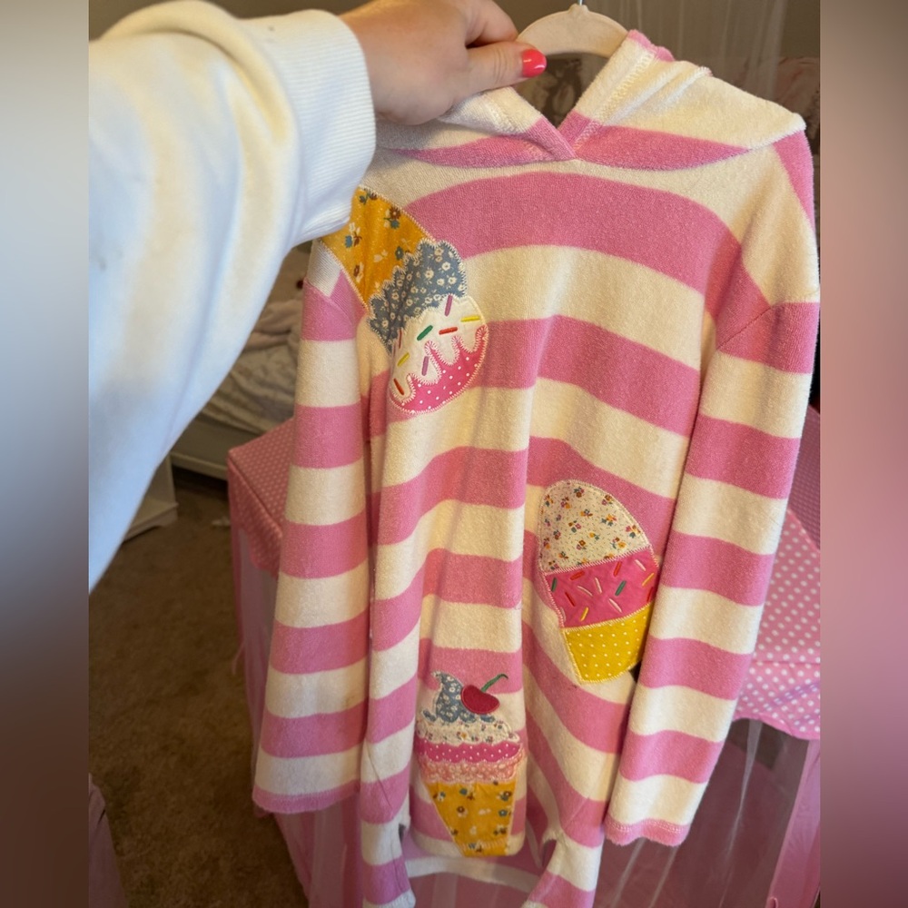 Girls mini boden swim coverup